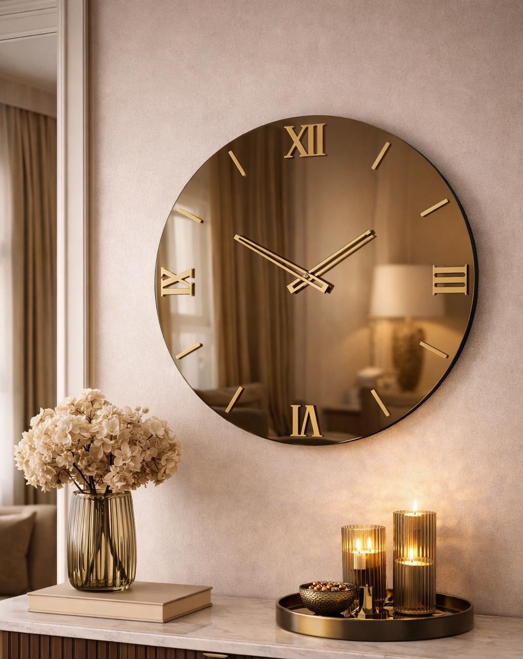 Luxury wall clock premium design