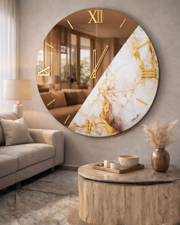 Luxor Wall Clock | Day Gold