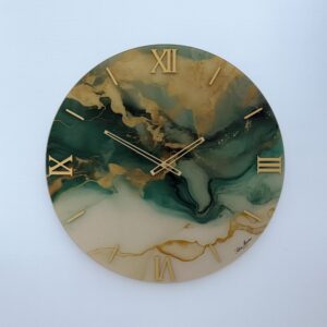 Luxor Wall Clock | Day Gold Green