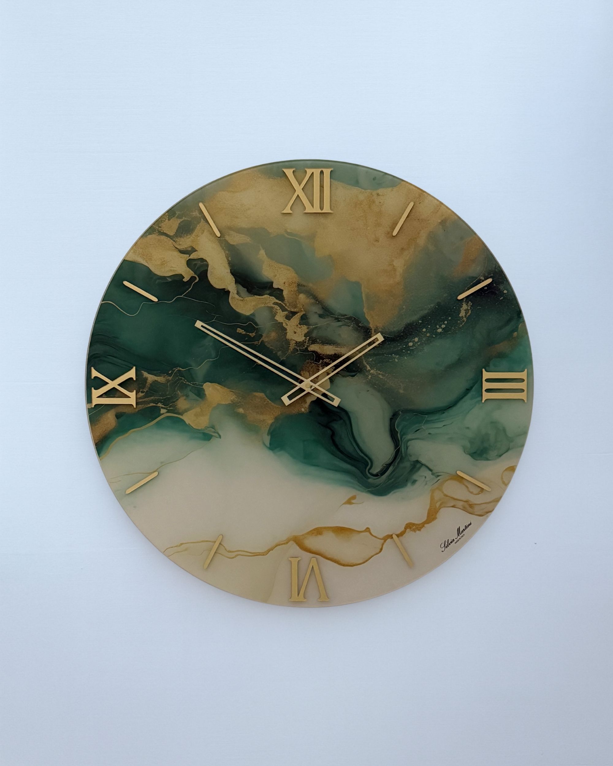 Luxor Wall Clock | Day Gold Green