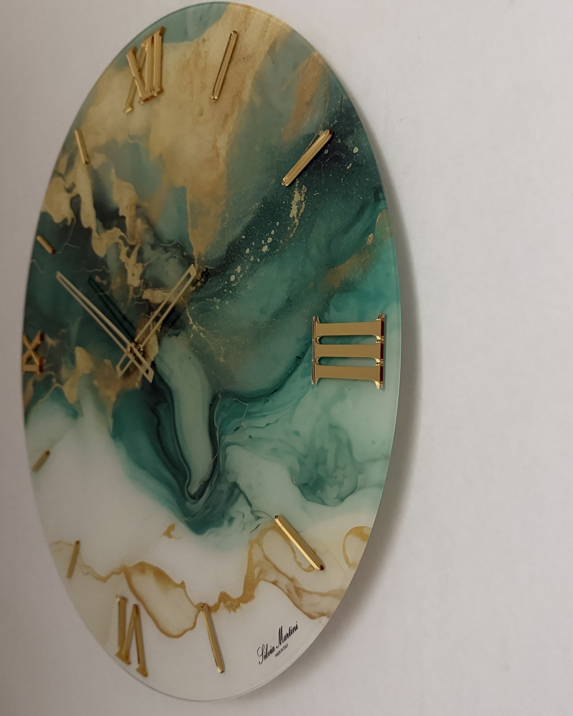Luxor Wall Clock | Day Gold Green - Image 3